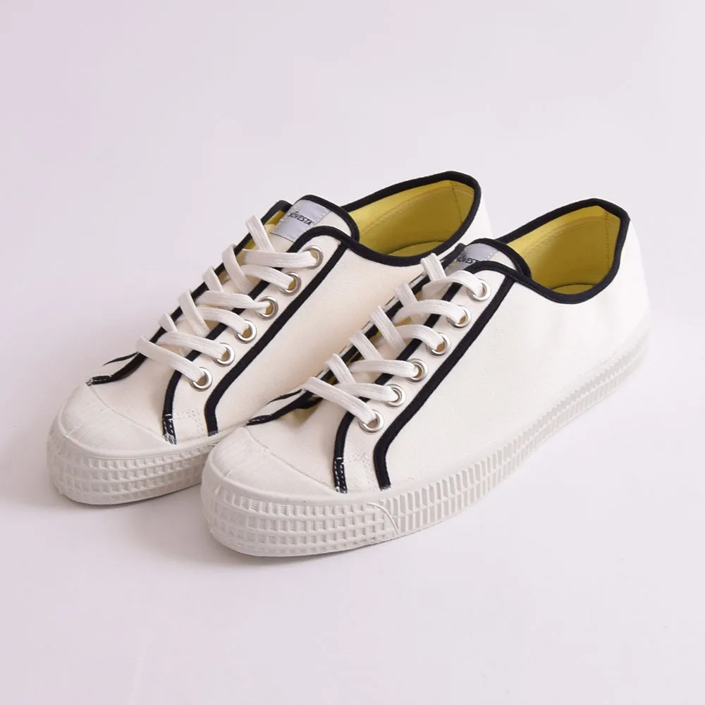 Novesta Star Master White Contrast Piping White Shoes