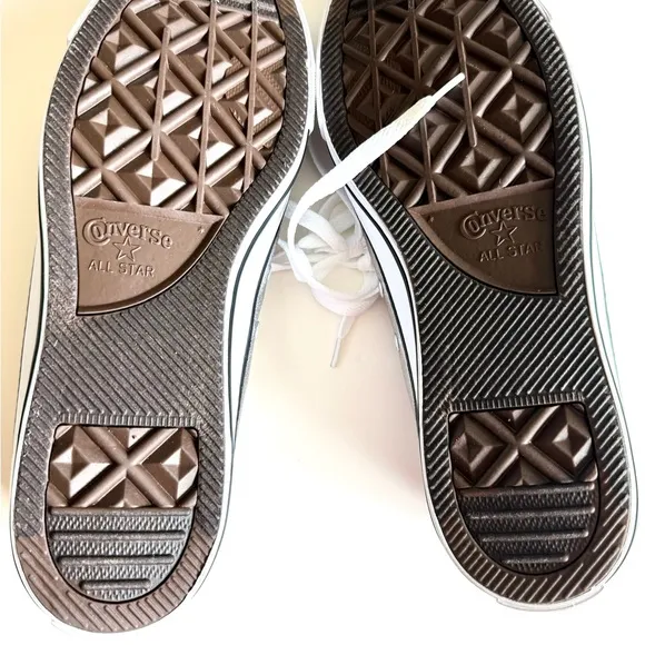 NWT Converse pewter sneakers