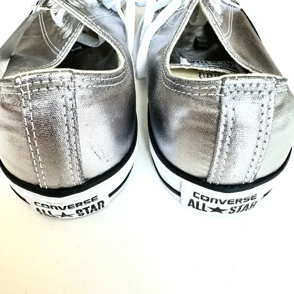 NWT Converse pewter sneakers