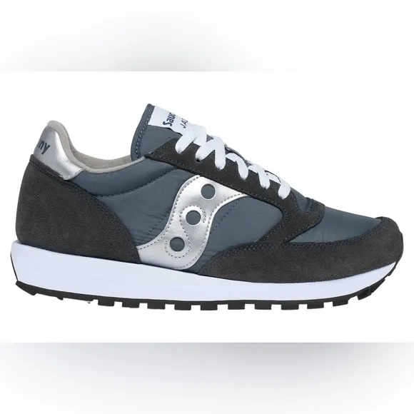 NWT Saucony Jazz Vintage Classic Sneakers Navy Blue White Silver Original Shoes