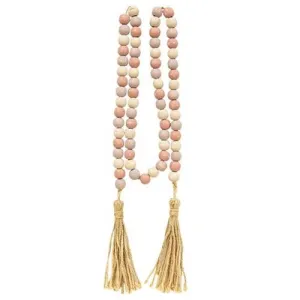 Pastel Spring Wood Bead Garland 60"