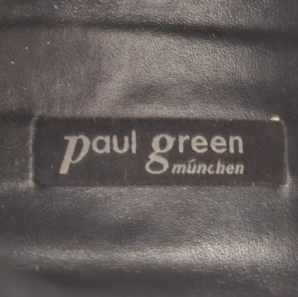 Paul Green Gray Leather Boots, Women's Luxury Soft Leathe Ankle Boots - Size 5.5