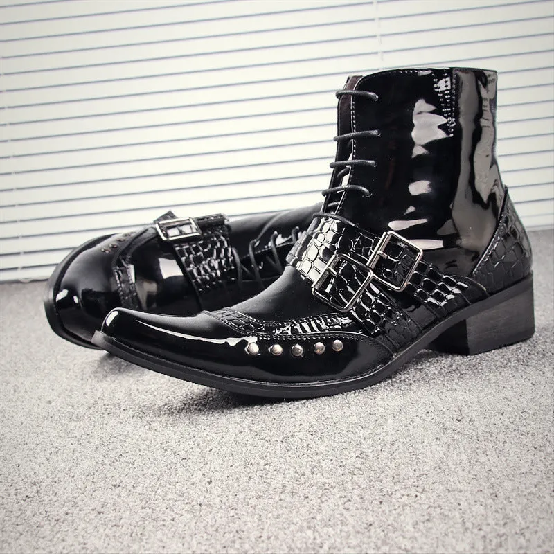 Pointed Martin boots