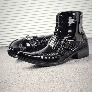 Pointed Martin boots