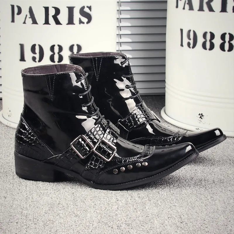 Pointed Martin boots