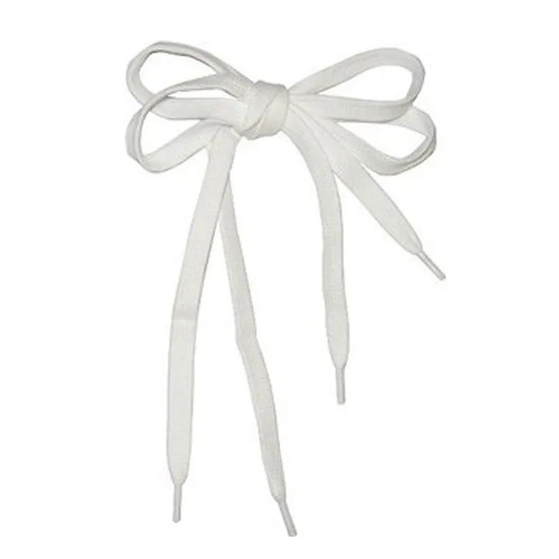 Precision 100cm Flat Laces - White