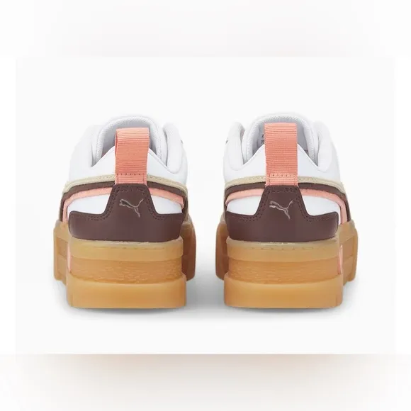 🍦Puma Mayze Triplex Women's Sneakers in White Chocolate Brown, Size 9