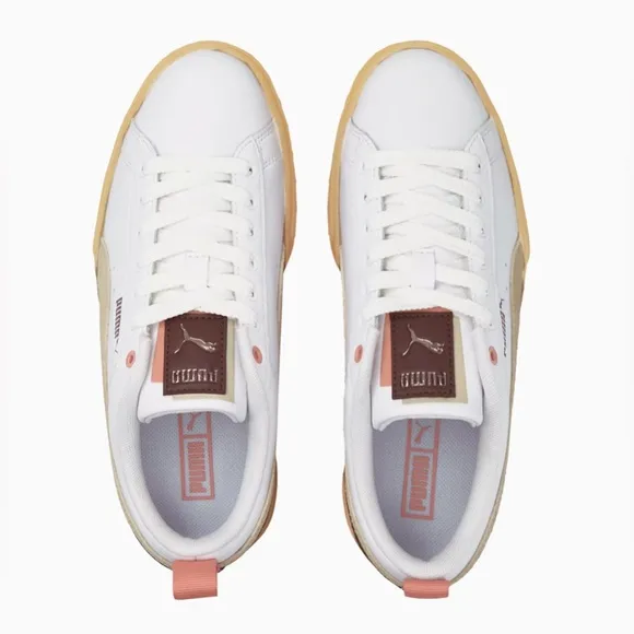 🍦Puma Mayze Triplex Women's Sneakers in White Chocolate Brown, Size 9