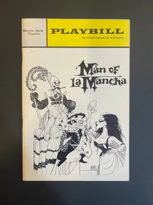 "Man of La Mancha" Original Broadway Production Playbill (1965) featuring David Atkinson