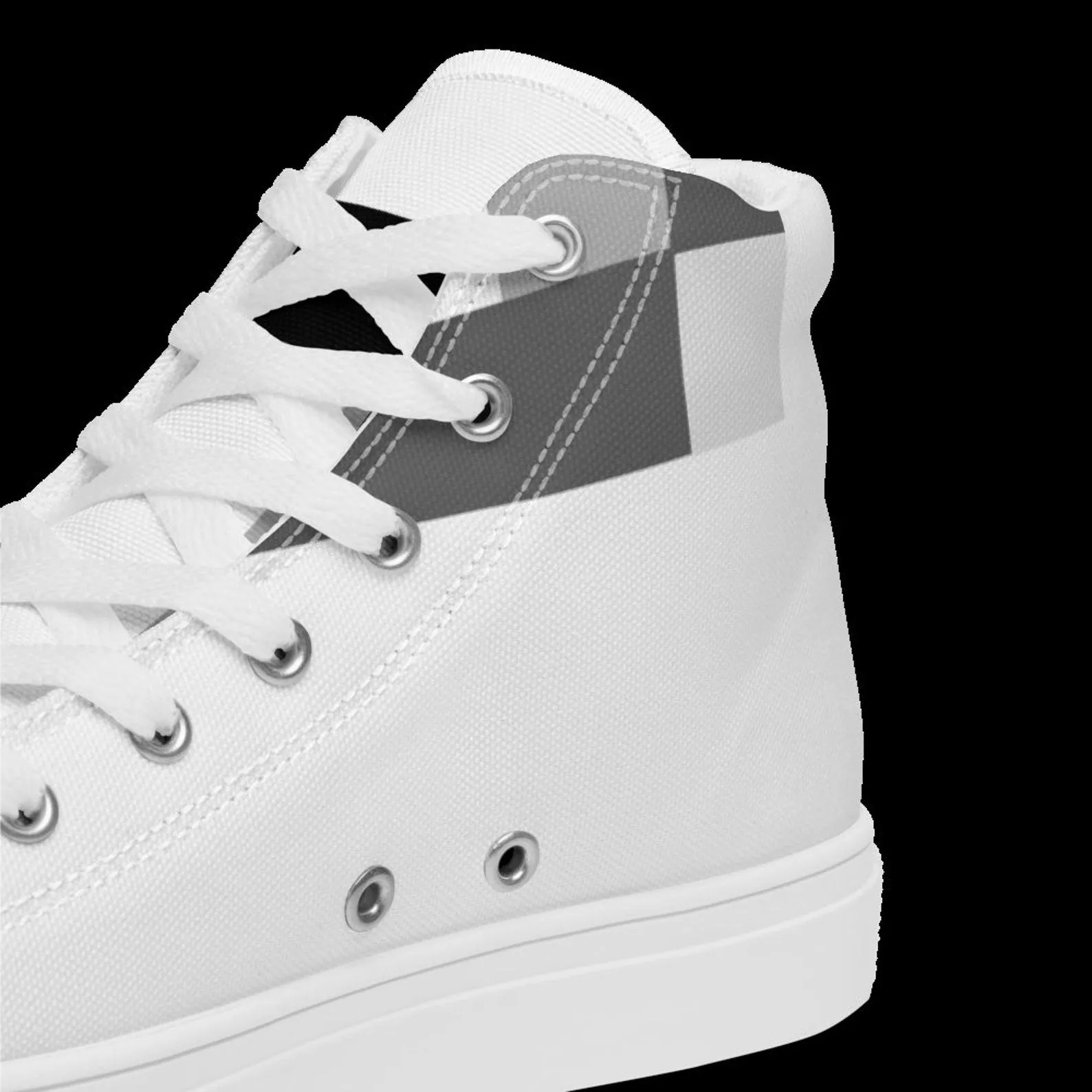 Rebel Eye Men’s High Top Canvas Shoes