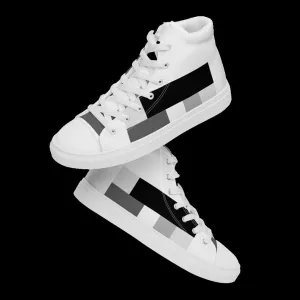 Rebel Eye Men’s High Top Canvas Shoes