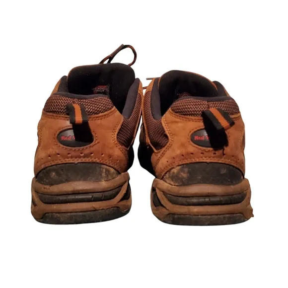 Red Wing Shoes Brown Leather Lace-Up Steel-Toe Work Boots Men's Size 13D
