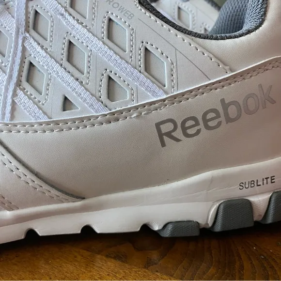 Reebok Leather Sublite Oil Slip Resistant Men's Work Sneakers