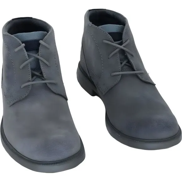 Rockport Men's Steel Grey Suede Chukka Boots Size 8 M US 41 EU