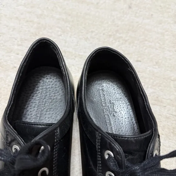 Rodd and Gunn Aria Leather Sneakers Black Size 46/ US 13 MSRP $178