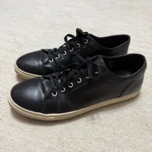 Rodd and Gunn Aria Leather Sneakers Black Size 46/ US 13 MSRP $178