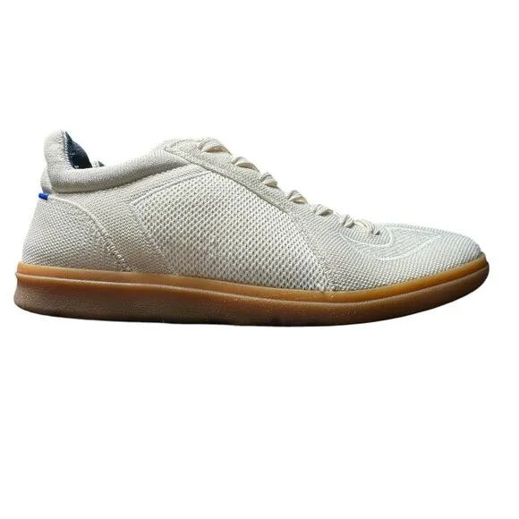 Rothy’s Size 9 The RS01 Sneaker in Bone White Men’s Lace Up‎ Sneakers #S143-15