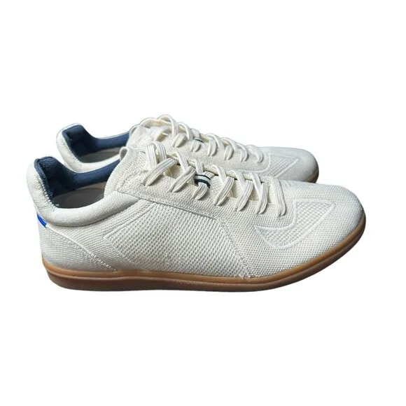 Rothy’s Size 9 The RS01 Sneaker in Bone White Men’s Lace Up‎ Sneakers #S143-15