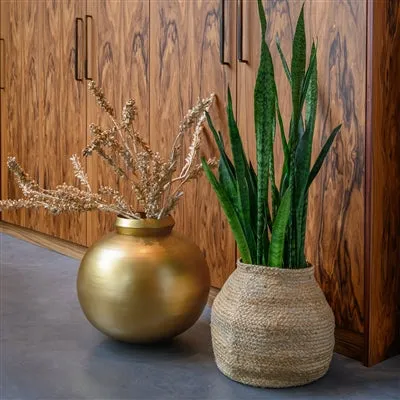 Round Storage Basket - Jute