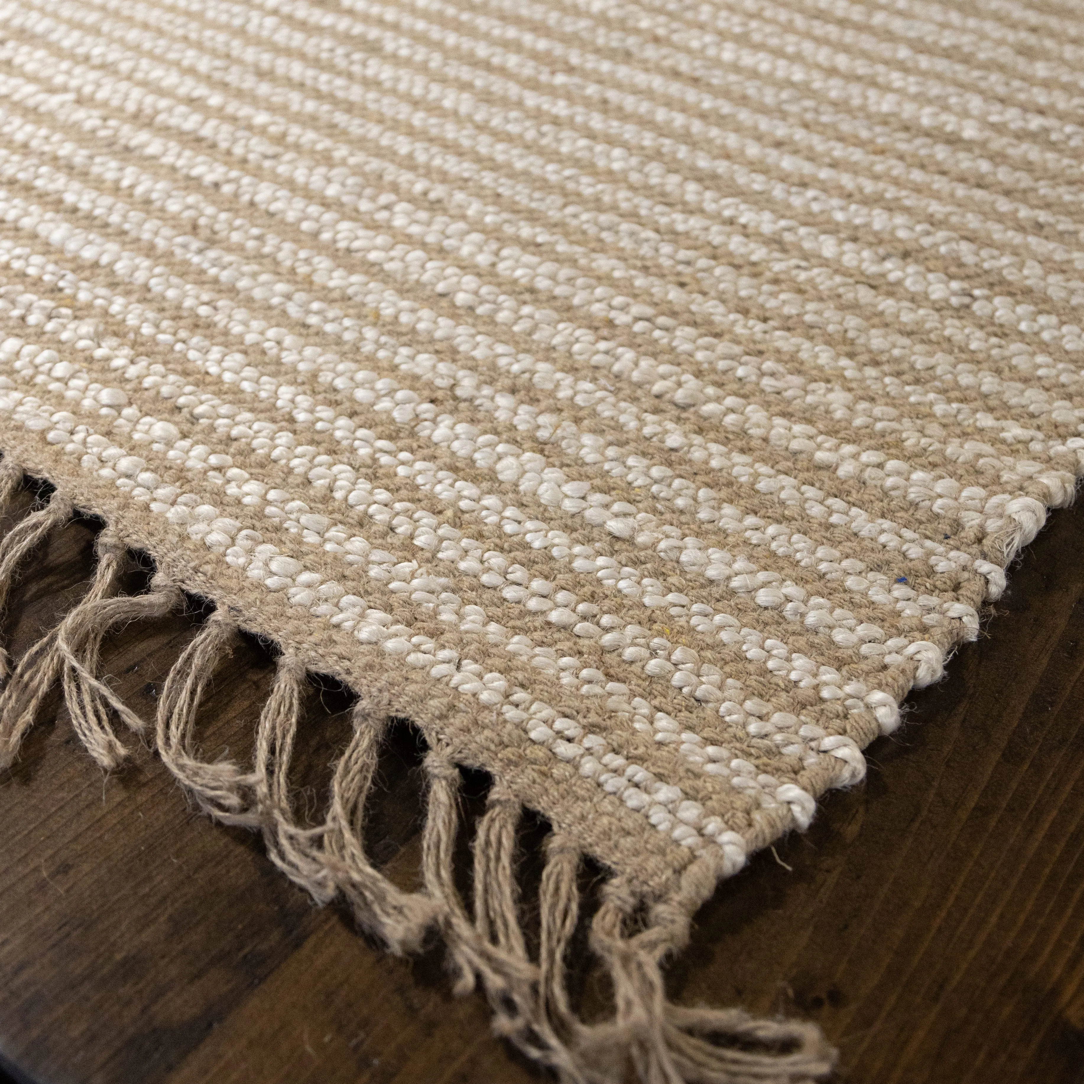Rug Natural Jute Cotton