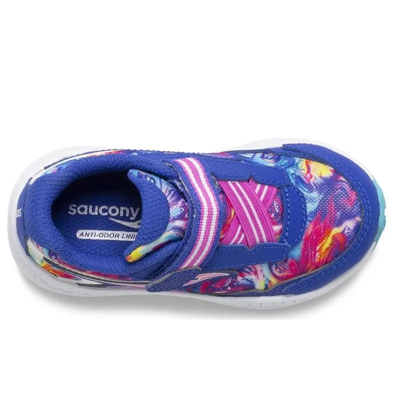 SACUONY - Ride 10 Jr. Sneaker - Blue Swirl
