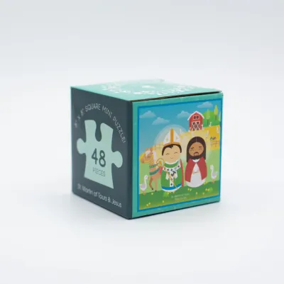 Saint Martin of Tours and Jesus Mini Puzzle