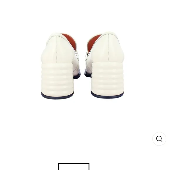 Saint Vera Off White Leather Handcrafted Shoes NWOB 6
