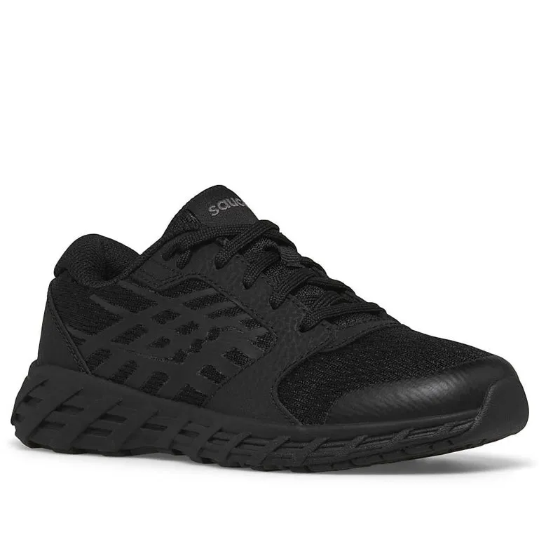 SAUCONY - Wind 2.0 Lace Sneaker - Black