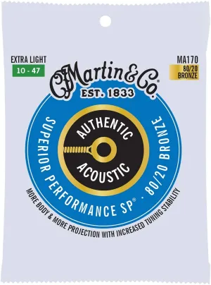 SET DE CUERDAS PARA GUITARRA ACÚSTICA MARTÍN MONEL WD CALIBRE 10-47
