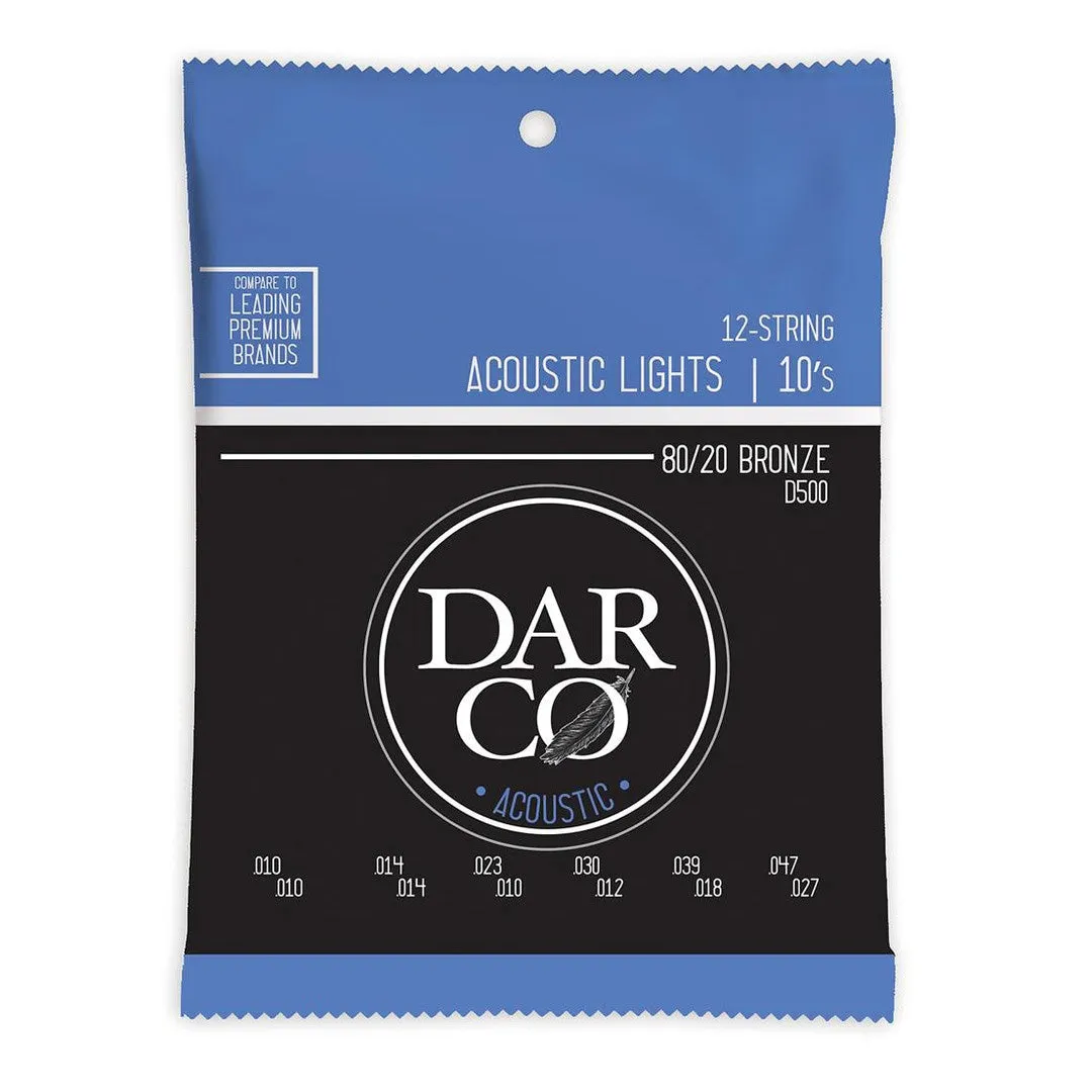 SET DE CUERDAS PARA GUITARRA ACUSTICA MARTIN CALIBRE 80/20 10-47 L. DARCO