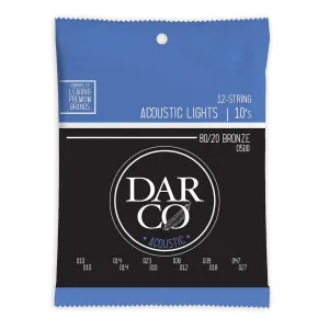 SET DE CUERDAS PARA GUITARRA ACUSTICA MARTIN CALIBRE 80/20 10-47 L. DARCO