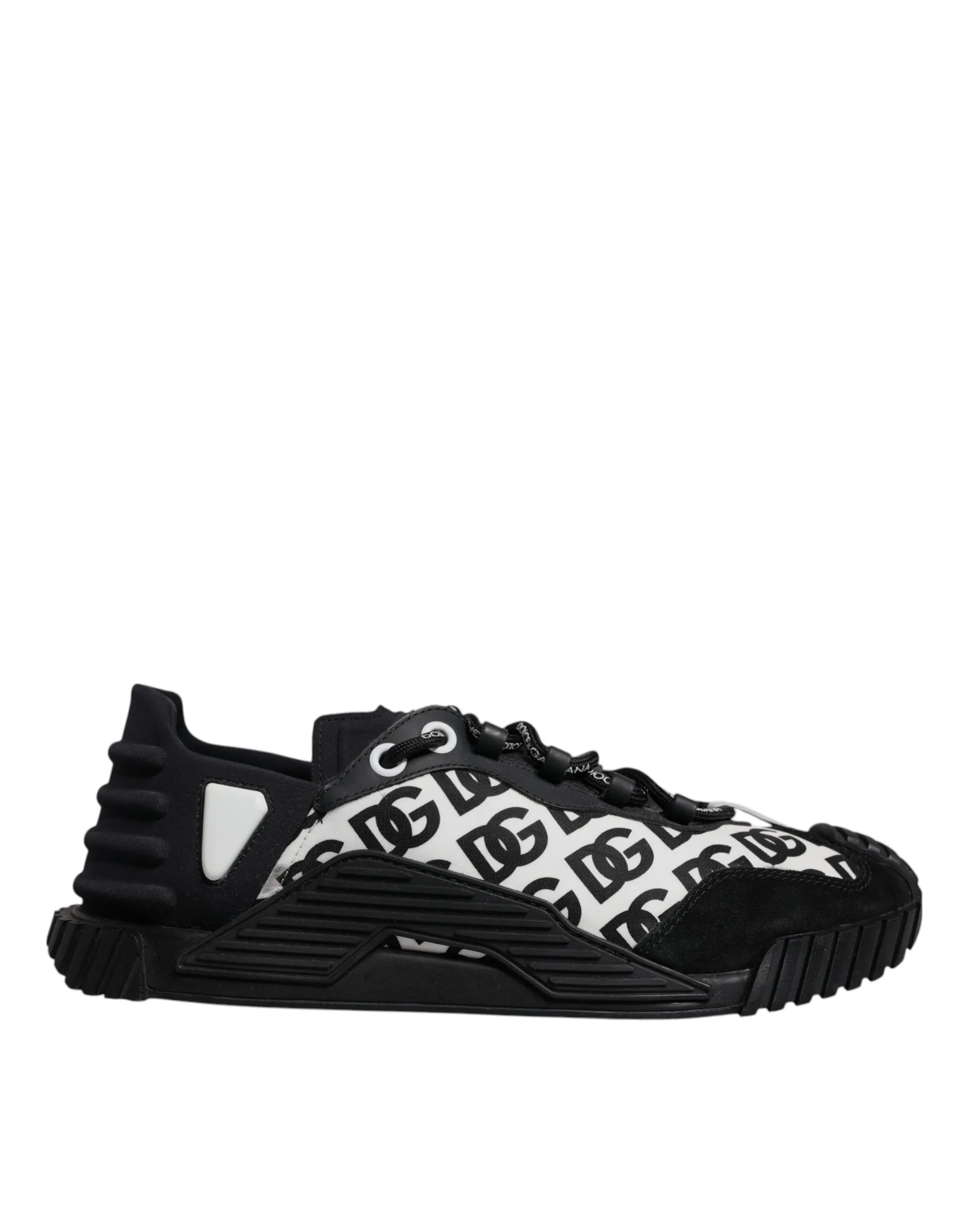 Shoes Black Logo Lace Up Low Top NS1 Sneakers
