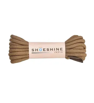 SHOESHINE Shoe Lace (1 Pair) 4mm Chiku Round Shoelace & Boot Laces