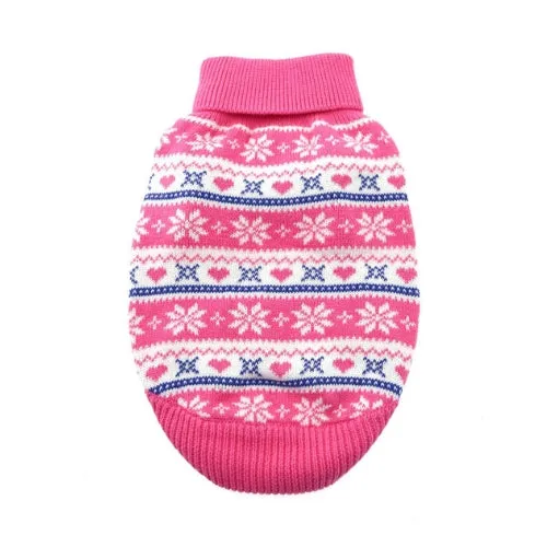 Snowflakes   Hearts Sweater