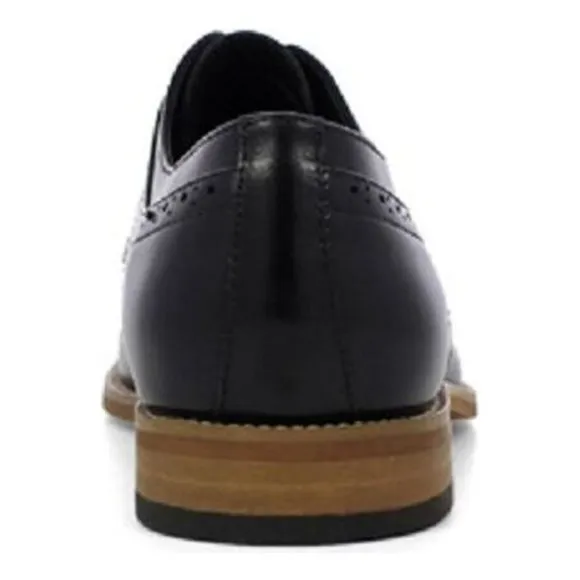 Stacy Adams Shoes Dickinson Cap Toe Oxford Classic Black Leather Men's Size‎ 13M