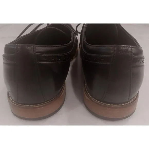 Stacy Adams Shoes Dickinson Cap Toe Oxford Classic Black Leather Men's Size‎ 13M