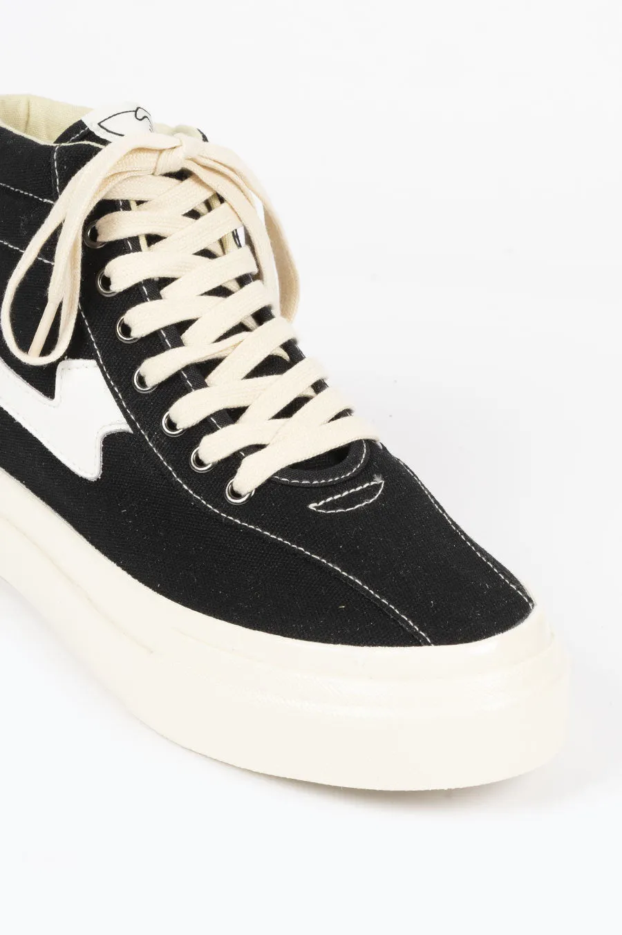 STEPNEY WORKERS CLUB DELLOW S-STRIKE VARDEN CANVAS BLACK WHITE