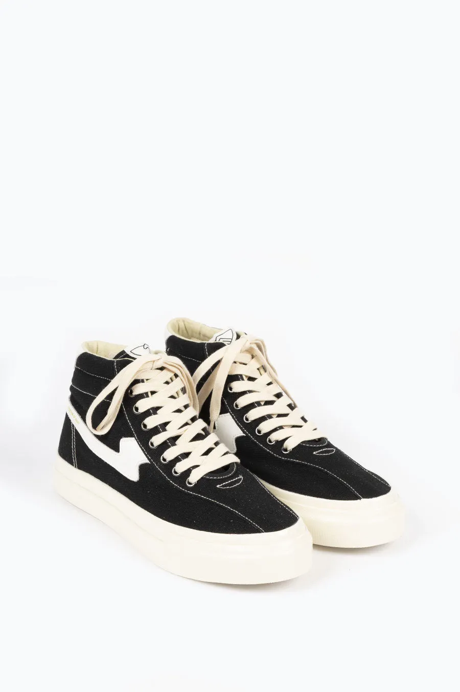 STEPNEY WORKERS CLUB DELLOW S-STRIKE VARDEN CANVAS BLACK WHITE