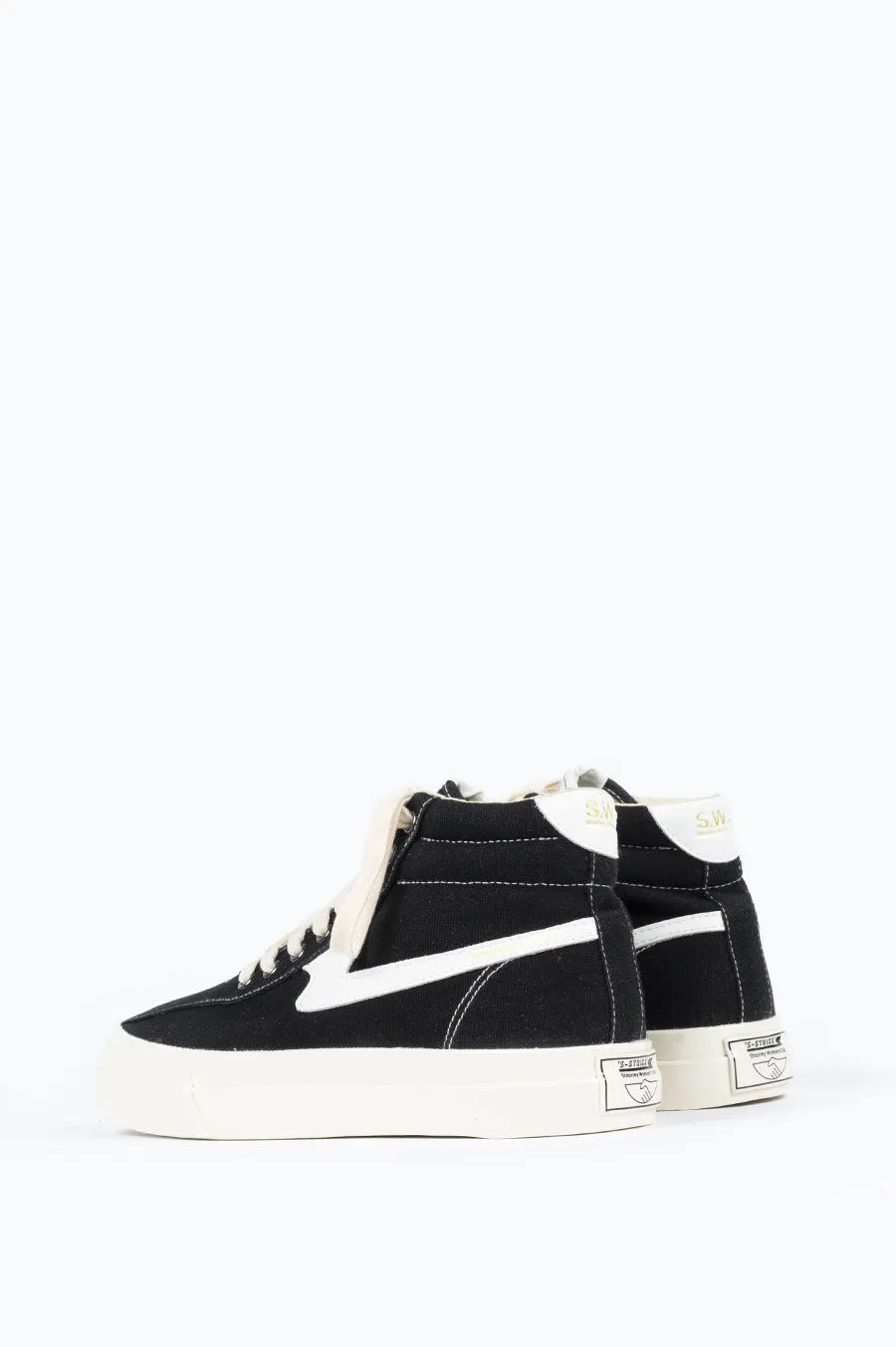 STEPNEY WORKERS CLUB DELLOW S-STRIKE VARDEN CANVAS BLACK WHITE