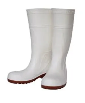 SUPER TUFF, White, Safety Rubber Boots