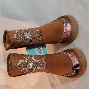 SZ. 1O TODDLER GIRL MONTANA WEST EMBELLISHED CAMO BOOTS