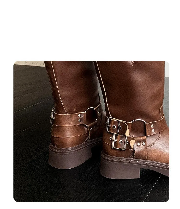 Thick Sole Vintage Martin Boots