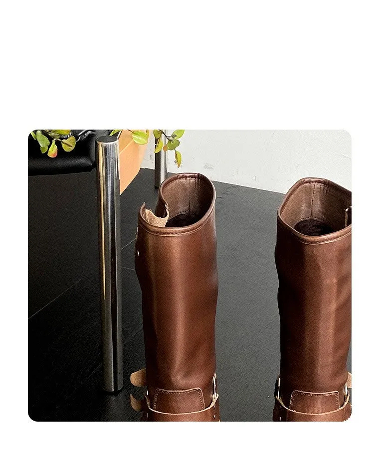 Thick Sole Vintage Martin Boots