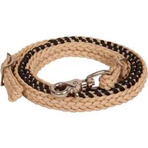 TK212763--Black Reins Waxed Lace Contest 3/4" x8'