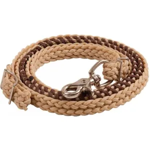 TK212763--Brown Reins Waxed Lace Contest 3/4" x8'