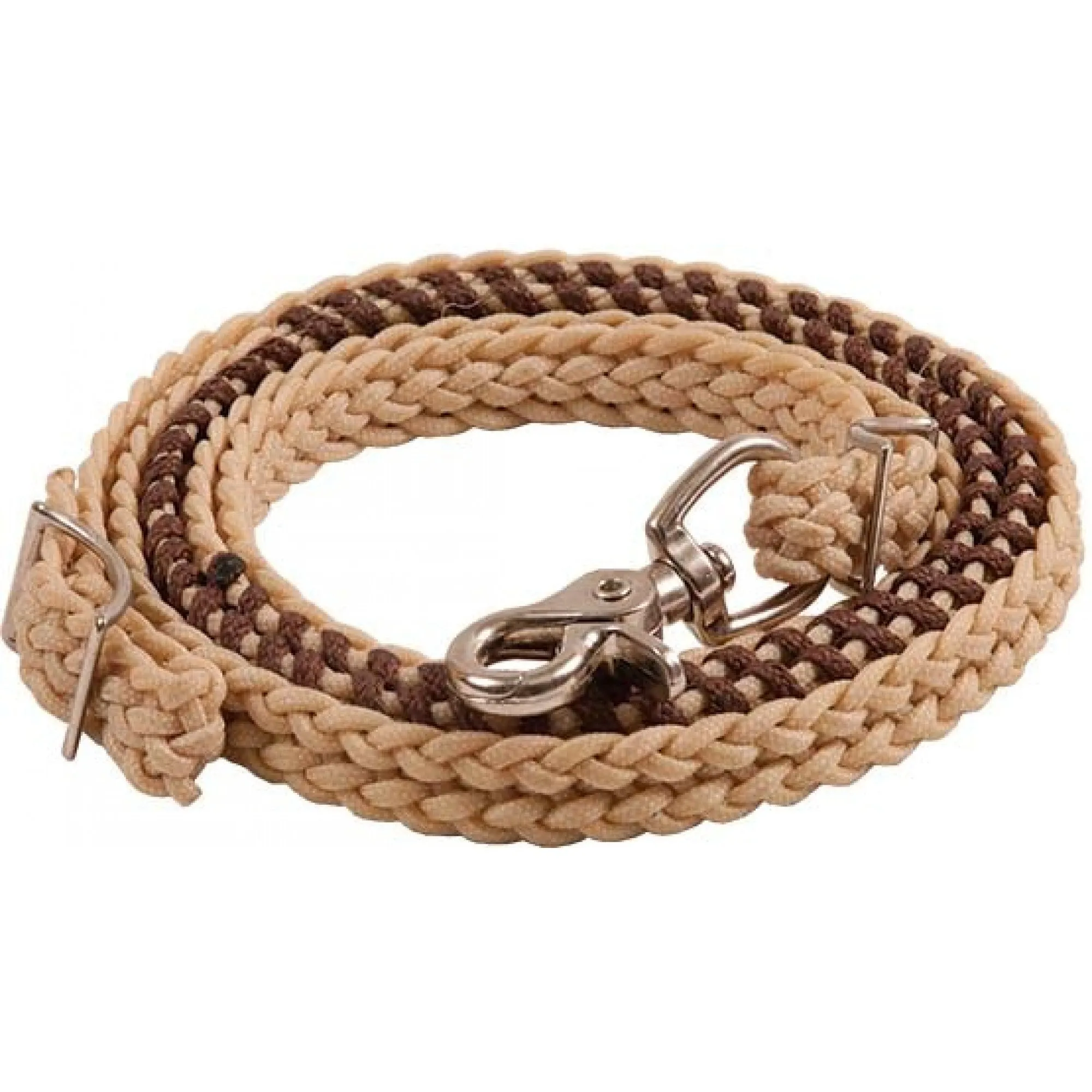 TK212763--Brown Reins Waxed Lace Contest 3/4" x8'