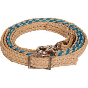 TK212763--Turquois Reins Waxed Lace Contest 3/4" x8'