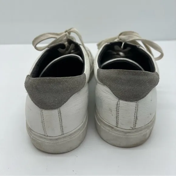 To Boot New York White Leather Sneakers