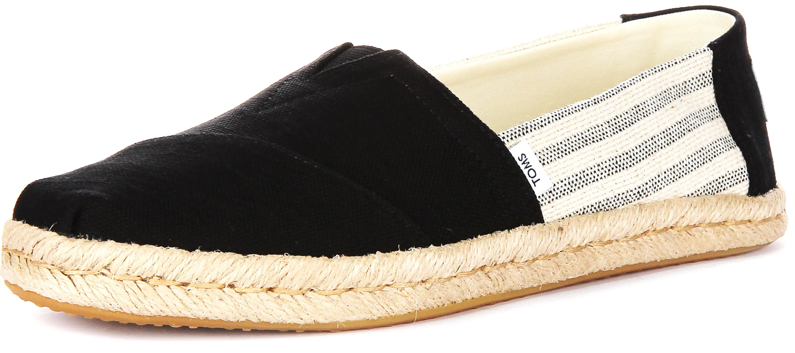 Toms Alpargata Rope In Black For Women