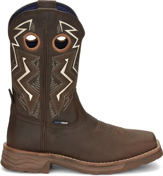 Tony Lama TW3403 Force Waterproof Composite Toe Men's Square Toe Pull on Boot